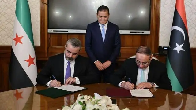 وفد سوري يلتقي رئيس الوزراء الليبي دبيبة لإجراء محادثات دبلوماسية
